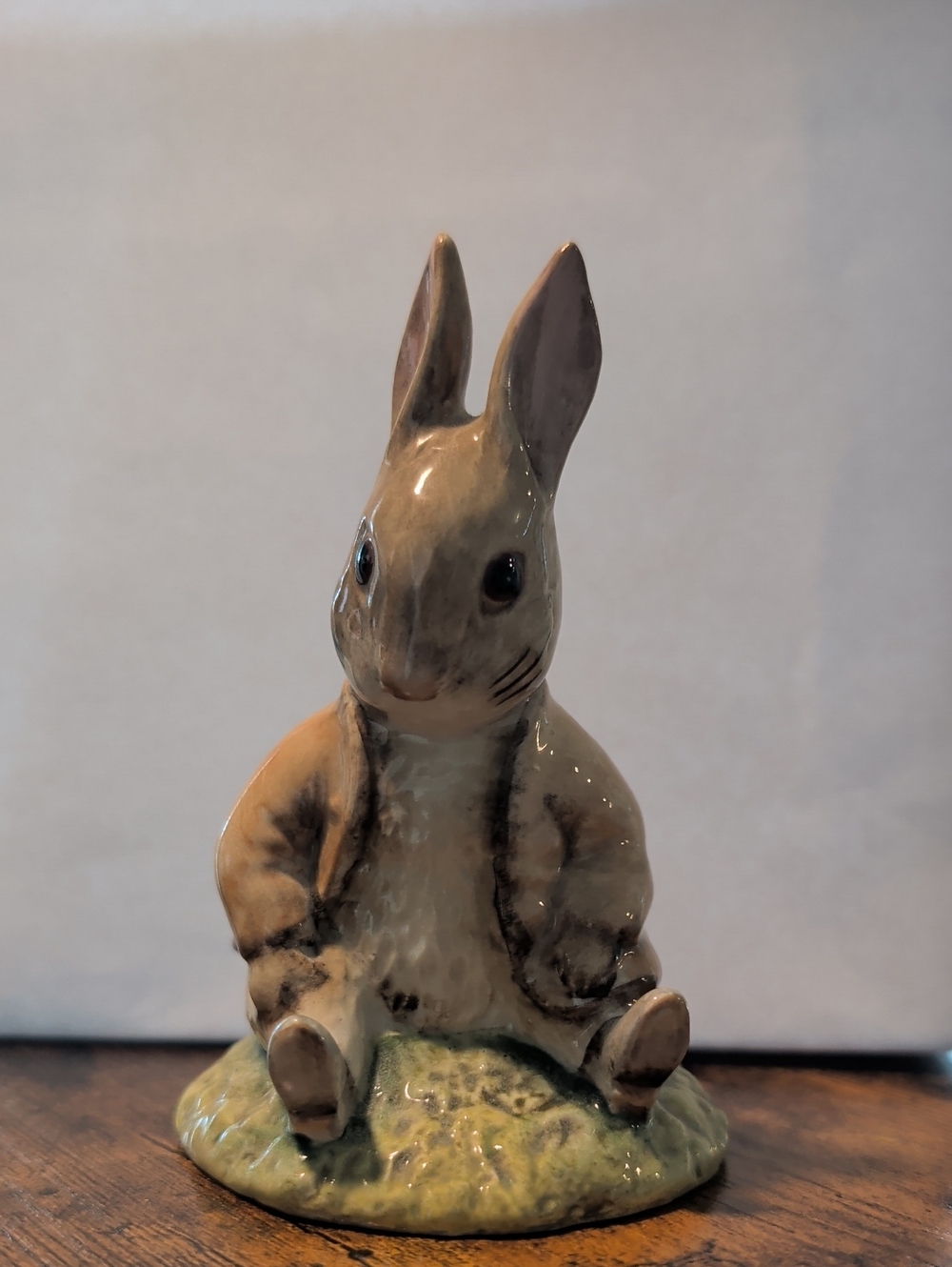 Royal Albert Benjamin Bunny Figurine - Cream, Brown & Yellow Accents